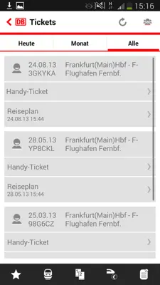 DB Navigator android App screenshot 2