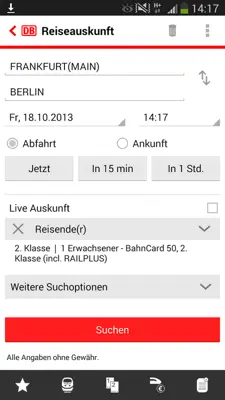 DB Navigator android App screenshot 6