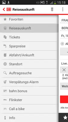 DB Navigator android App screenshot 7